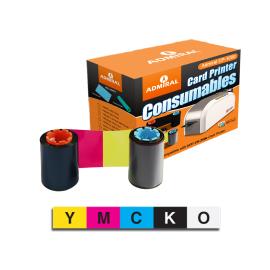 Admiral YMCKO 1/2 Panel Ribbon (560 Prints)